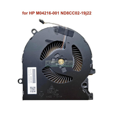 【 Ready stock 】12V CPU GPU Cooling Fan For HP OMEN 15-EK TPN-Q236 Fans Cooler Radiator M04216-001 ND8CC02-19j22 19j23 M04215-001 ND8CC03-19C23