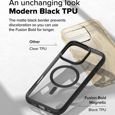Ốp lưng dành cho iPhone 16 Pro Max / 16 Pro RINGKE Fusion Bold Magnetic - Hàng Chính Hãng