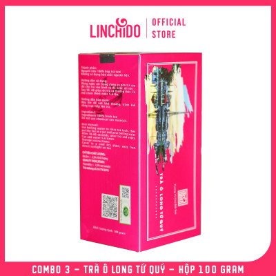 Combo 3 - Trà Ô Long Tứ Quý - Hộp 100G