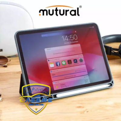 Bao da dành cho iPad 11 inch 2025 (Gen 11) chính hãng Mutural chống sốc kèm khay bút - Hàng nhập khẩu