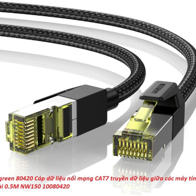 Ugreen UG80420NW150TK 0.5M CAT7 OD5.5mm cáp mạng truyền dữ liệu giữa các máy tính - HÀNG CHÍNH HÃNG