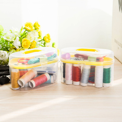 Hộp Kim Chỉ May Vá Quần Áo Xách Tay Mini 8 Món Du Lịch Tiện Lợi Giao Màu Ngẫu Nhiên