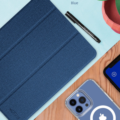Bao da chống sốc cho iPad Mini 7 2024 hiệu Mutural có ngăn để bút - Hàng chính hãng
