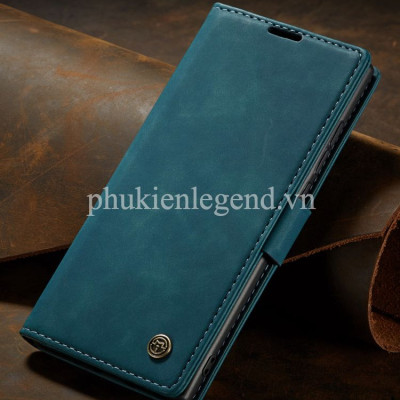 Bao da dạng ví dành cho Samsung Galaxy Note 10 Lite hiệu caseme chống sốc chống va đập bụi bẩn, có ngăn đựng tiền, đựng thẻ tiện dụng - Hàng chính hãng