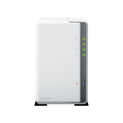 Thiết Bị Lưu Trữ Synology DiskStation DS223j 2-bay, Memory 1 GB DDR4, Bảo hành 2 năm - Hàng Chính Hãng