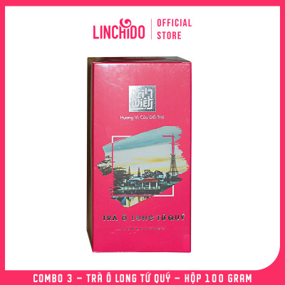 Combo 3 - Trà Ô Long Tứ Quý - Hộp 100G