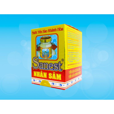 [Combo 30 lọ] Nước Yến sào Khánh Hòa Sanest Fucoidan Nhân sâm đóng lọ 70ml - 700-21%