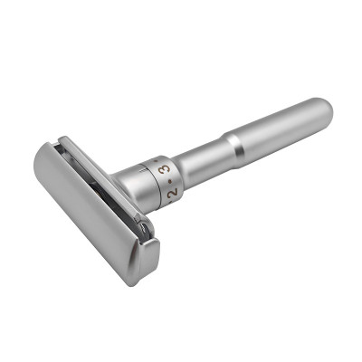 Dao cạo râu truyền thống có hộp kèm lưỡi lam 2000SA - Dao cạo không gỉ 6 cấp chỉnh độ bén