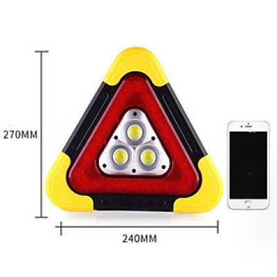 Biển Tam Giác Cảnh Báo Nguy Hiểm Phản Quang Cho Ô Tô Biển báo có đèn led với nhiều chế