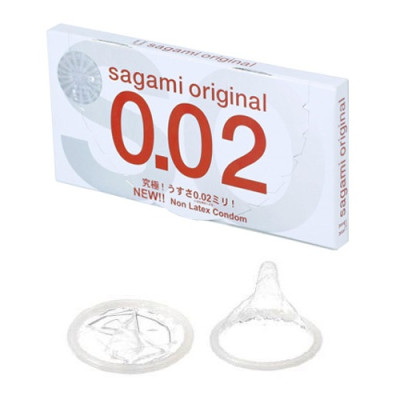 BCS Sagami 0.02 mm (H2) - Non Latex - Chất Liệu Polyurethane - Chống Dị Ứng - Siêu Mỏng - Nhập Khẩu Chính Hãng - Che Tên Sản Phẩm 