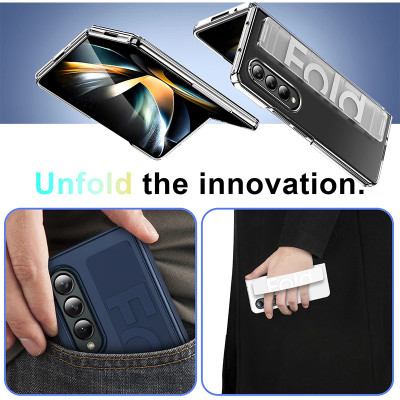Ốp lưng chống sốc đeo tay cho Samsung Galaxy Z Fold 3 / Z Fold 4 / Fold 5 Fold 6 5G có đai đeo hand trap chống rơi rớt hiệu HOTCASE Luxury Silicone Wristband Case - chất liệu cao cấp, thiết kế thời trang sang trọng có đai đeo tay an toàn - Hàng nhập khẩu