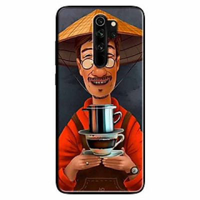 Ốp lưng in cho Xiaomi Redmi Note 8 Pro Cà Phê Phin
