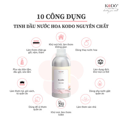 Tinh Dầu Nước Hoa KODO Morning Sunrise Thơm Phòng Nguyên Chất, Black Collection, 10ml/50ml/100ml/500ml