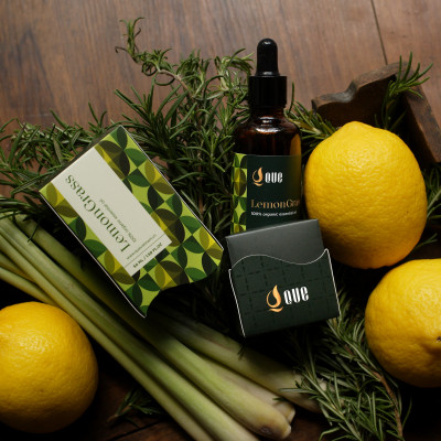 Tinh Dầu Thiên Nhiên QUE Hương Sả Chanh 100ml