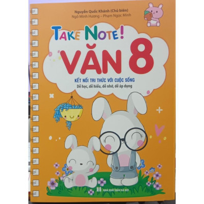 Sách - Take Note - Văn 8 - Không Lò Xo - Nguyên Quốc Khánh - Minh Thắng