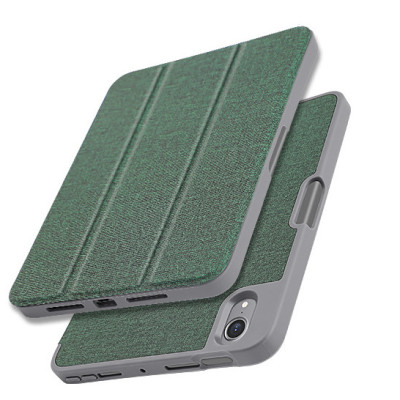 Bao da chống sốc cho iPad Mini 7 2024 hiệu Mutural có ngăn để bút - Hàng chính hãng