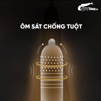 Bao cao su Shell Play Circle 6 tính năng - Hộp 10 cái  + 1 Play Box Circle
