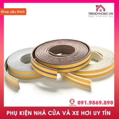 { Hàng tốt } 5m gioăng cao su dán type I 9x2mm 