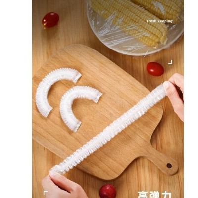 Combo Màng Bọc Thực Phẩm An Toàn Set 100 cái Có Chun Co Dãn Tái Sử Dụng Được Kèm Túi Gấu, giúp chống