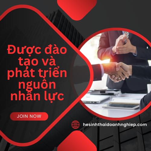 Được đào tạo và phát triển nguồn nhân lực